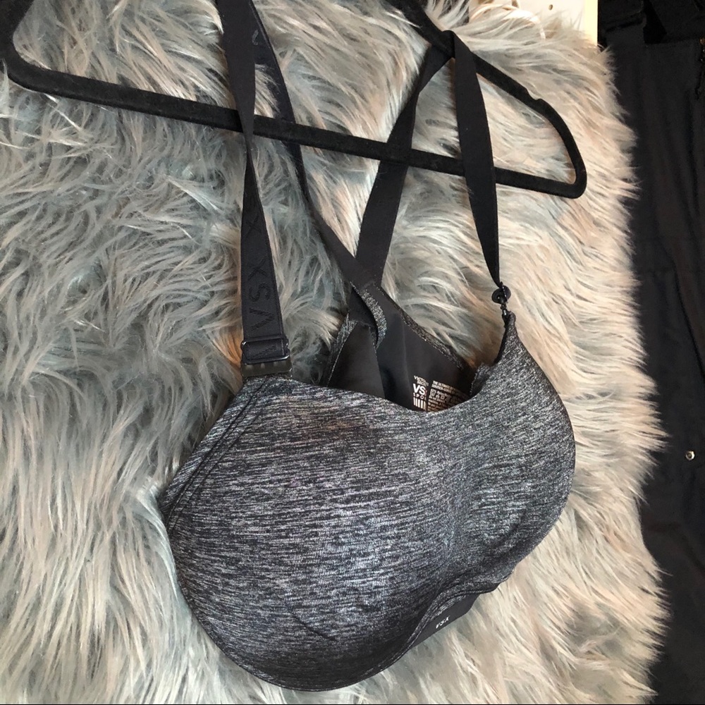Gray Sports Bra